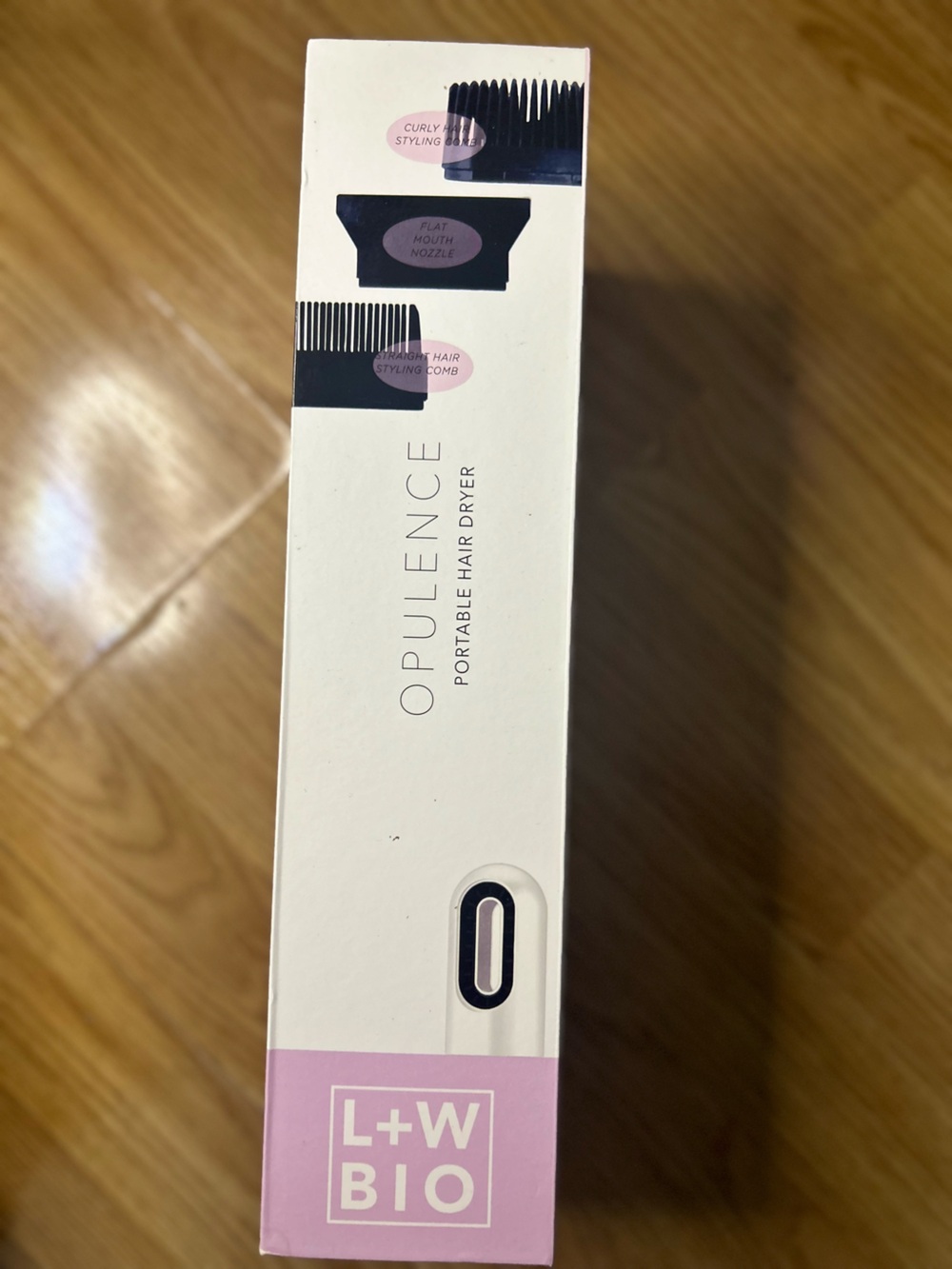 New- L+W Bio Opulence White & Gold Lightweight Hair Dryer - Picture 4 of 4